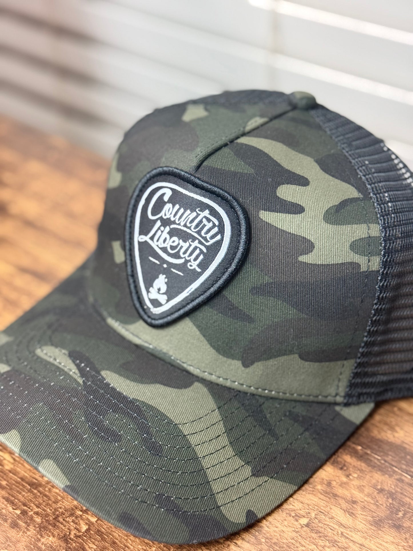 Country Liberty - Camo Meshback Hat
