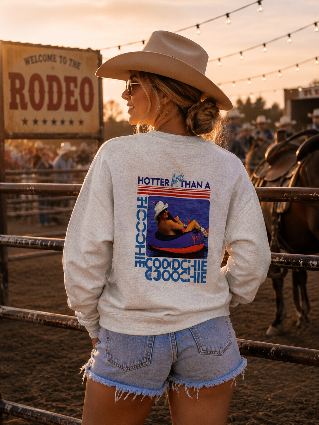 90's Country Graphic Crewneck