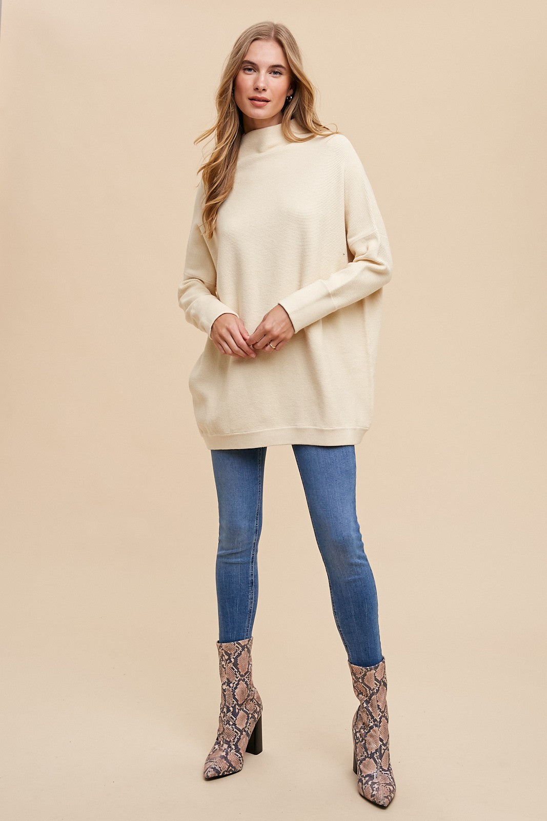 Jillian Oversized Tunic Sweater