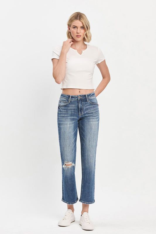 Lovervet Jeans - HR Straight Ankle Jeans