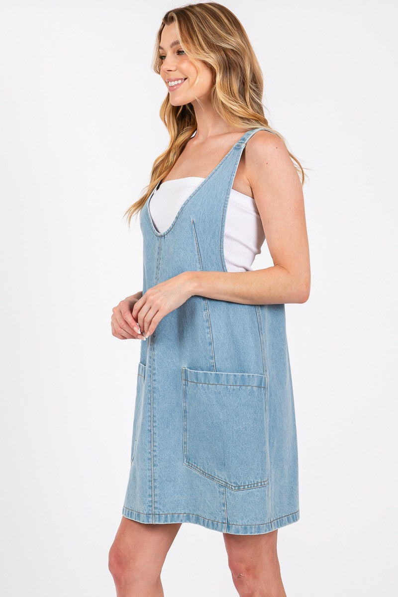 Denim High Roller Dress