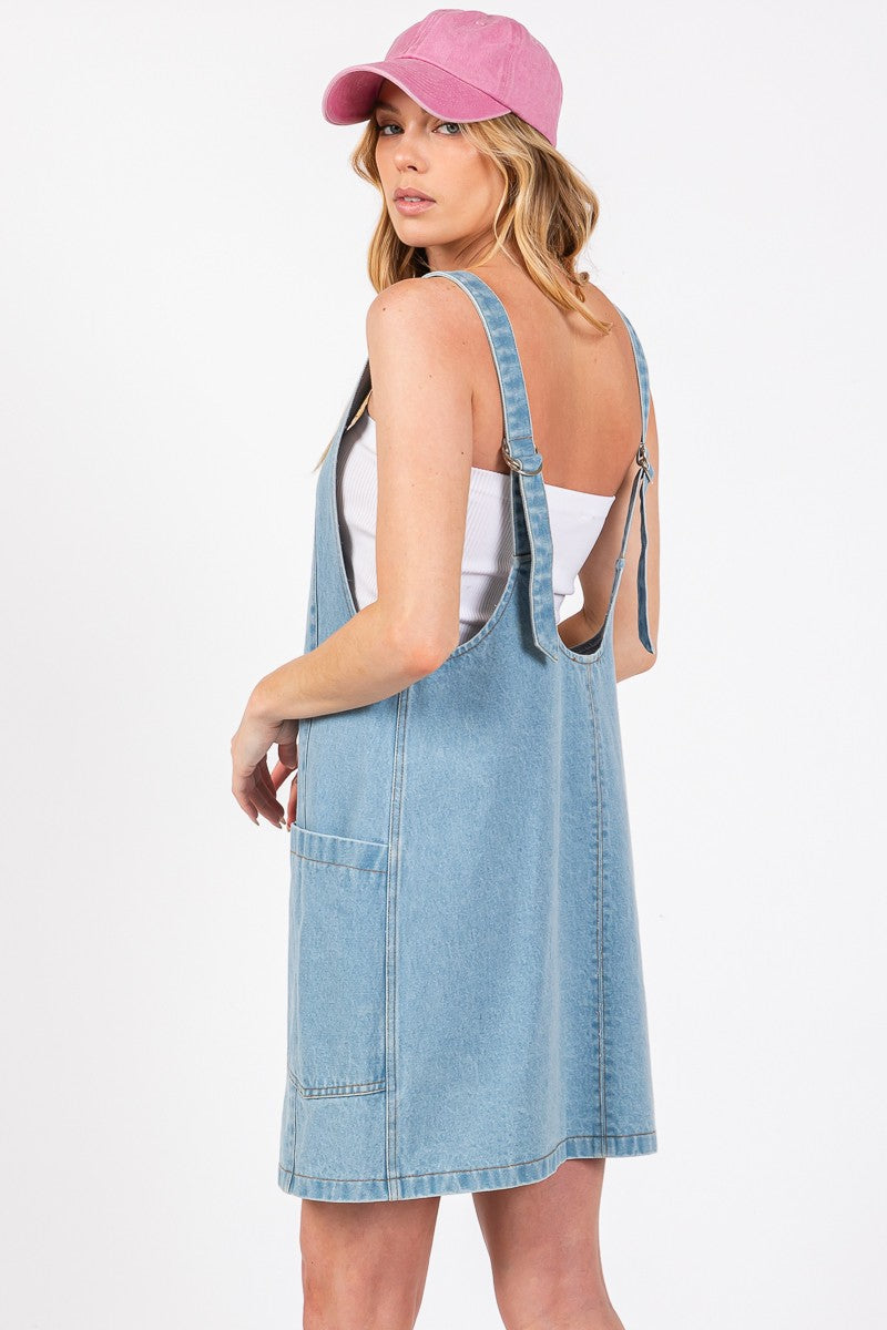 Denim High Roller Dress