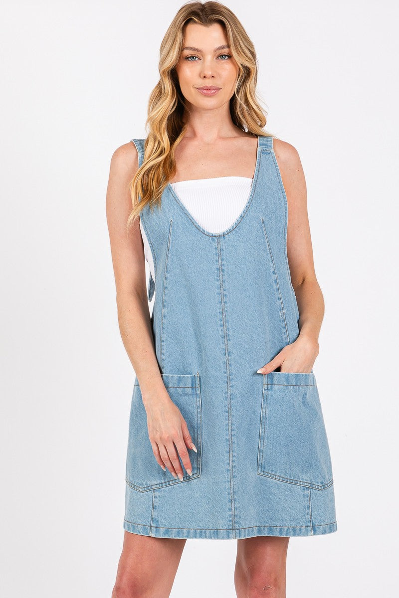 Denim High Roller Dress