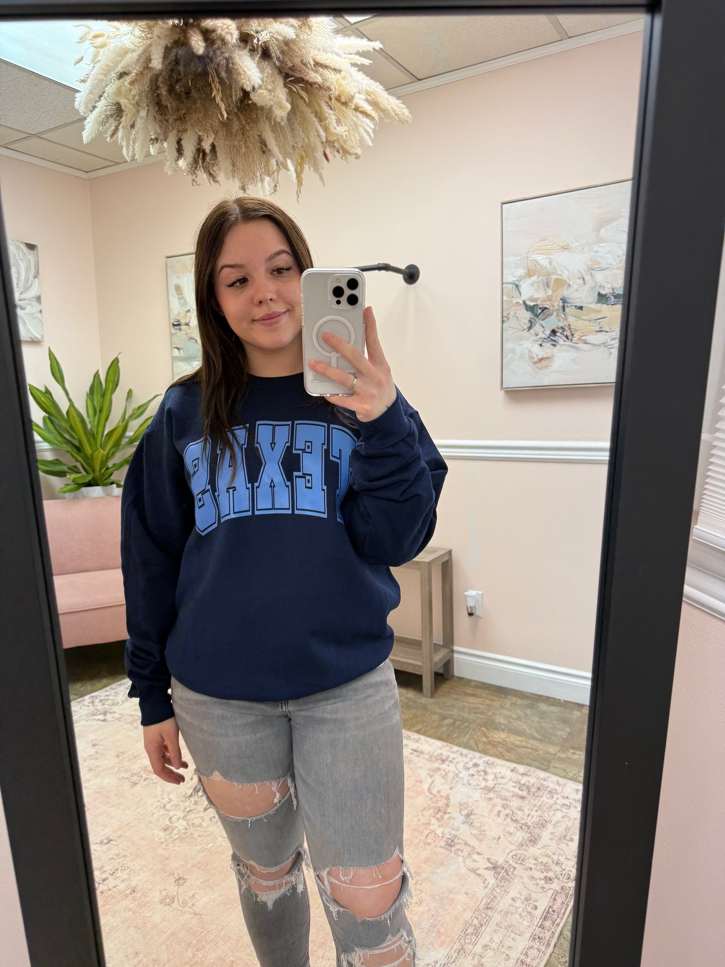 Texas - Sky Blue Crewneck