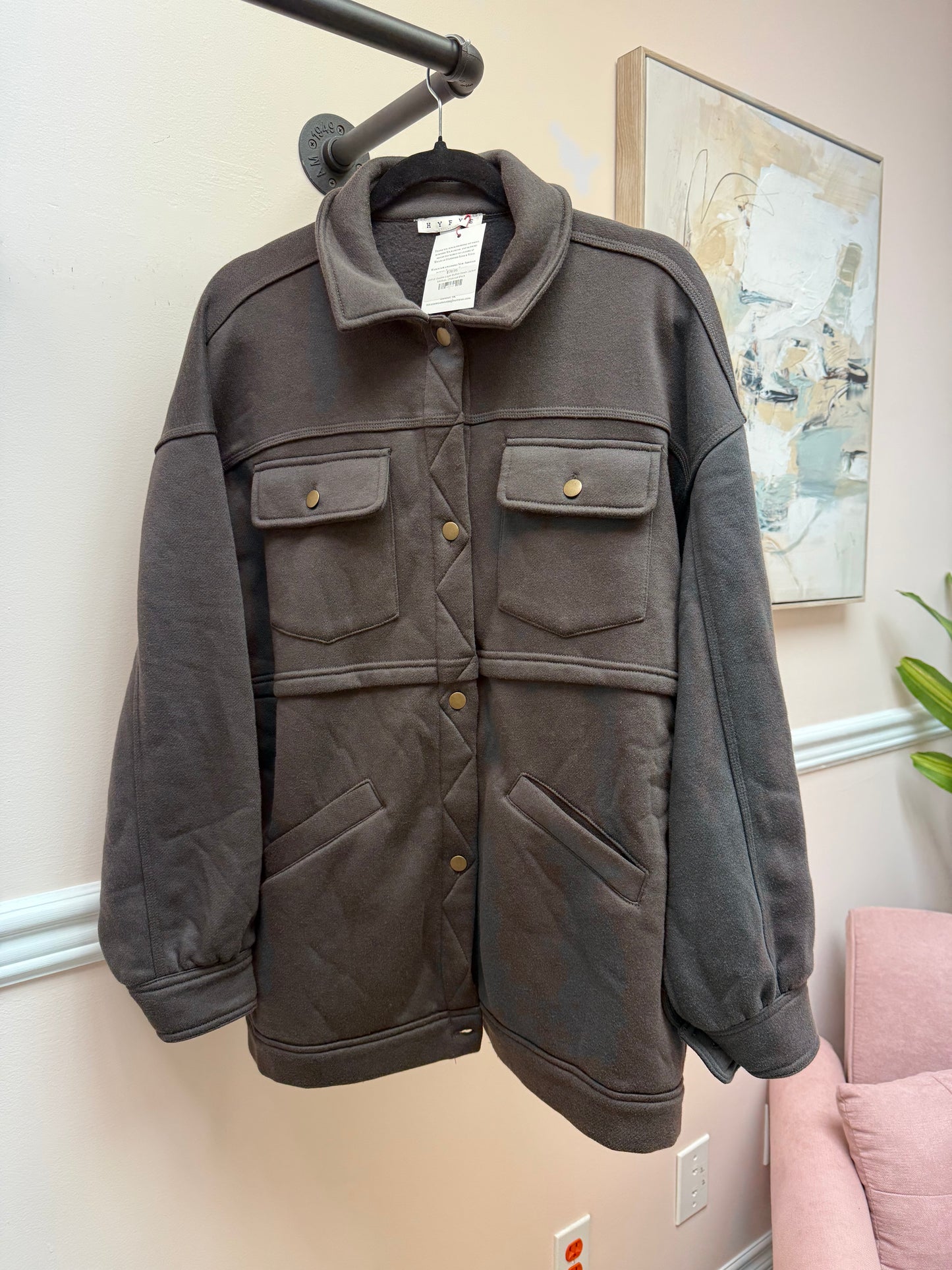 HYFVE Double Layer Button Down Jacket
