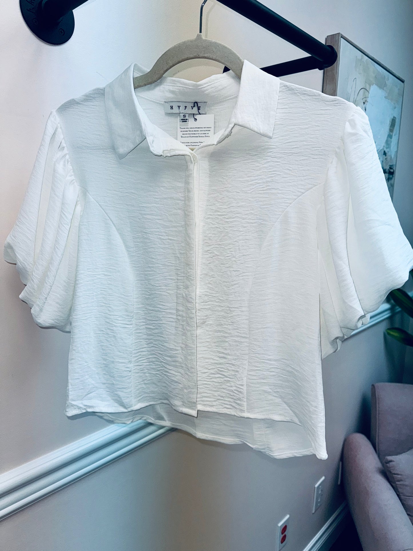 Balloon Sleeve Blouse