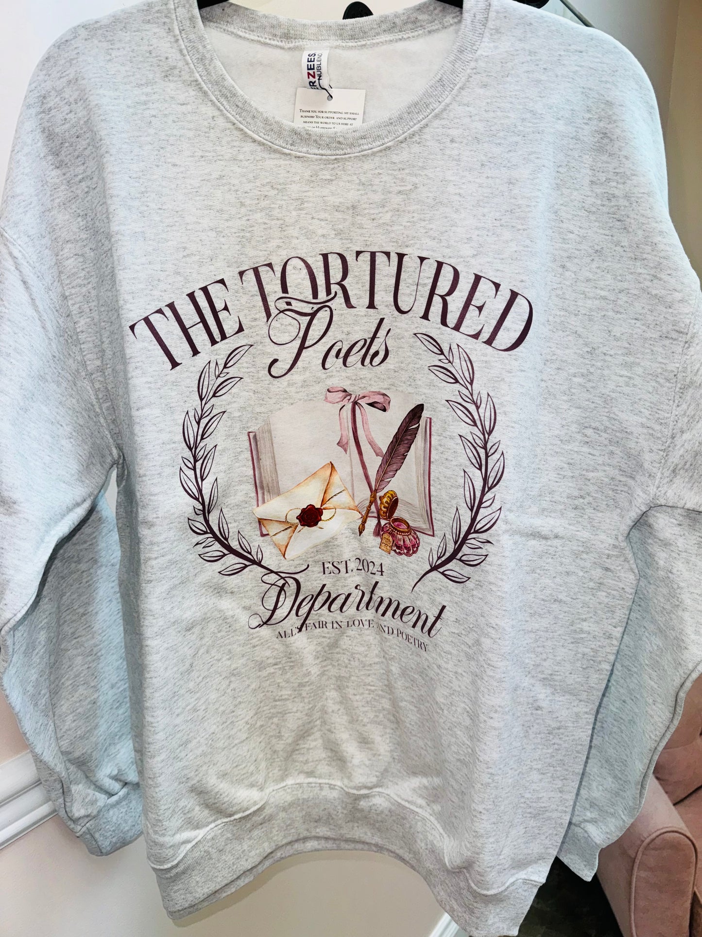 The Tortured Poets Crewneck