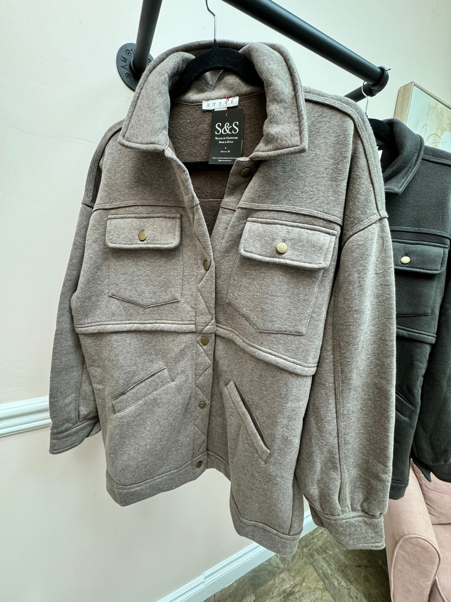 HYFVE Double Layer Button Down Jacket