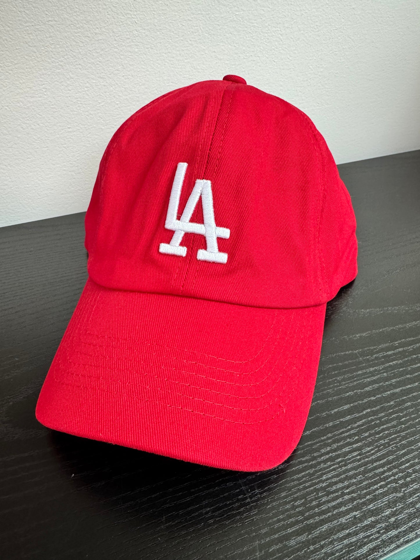 LA 3D Embroidery Pigment Baseball Cap
