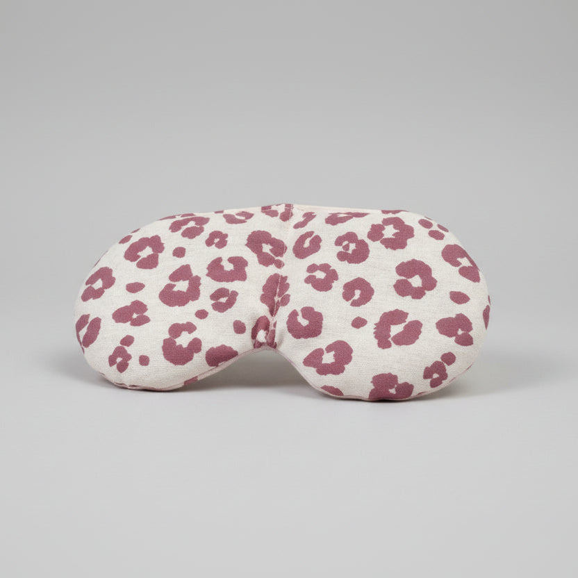 Leopard Love (Pink Edit) Flax Eye Mask