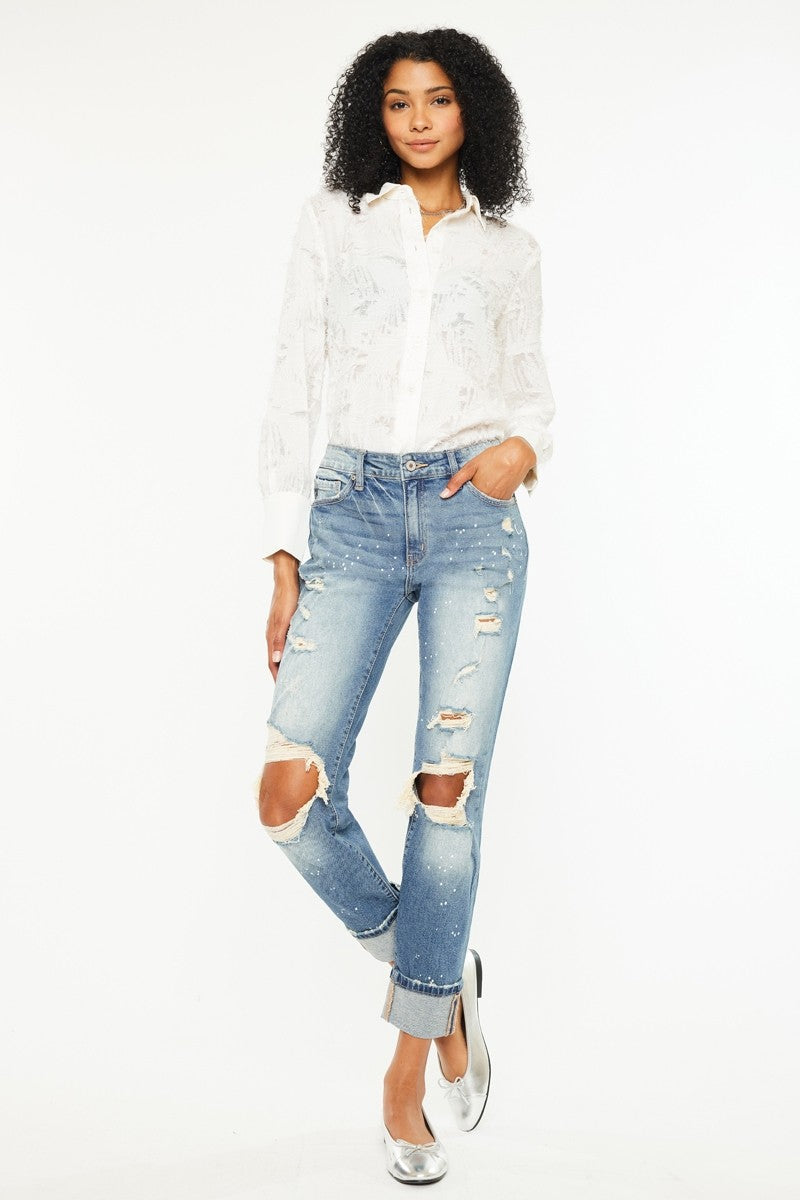 Macy Boyfriend Fit Jeans - Kancan