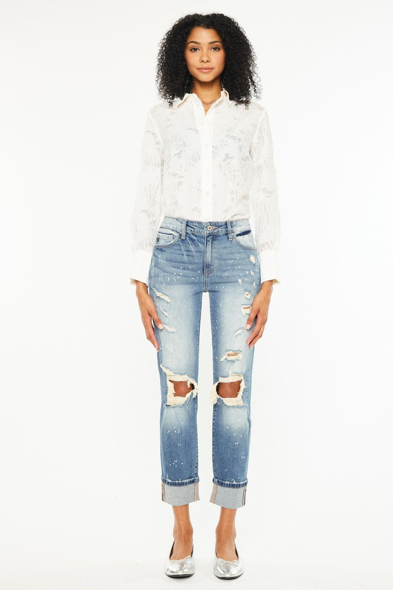 Macy Boyfriend Fit Jeans - Kancan