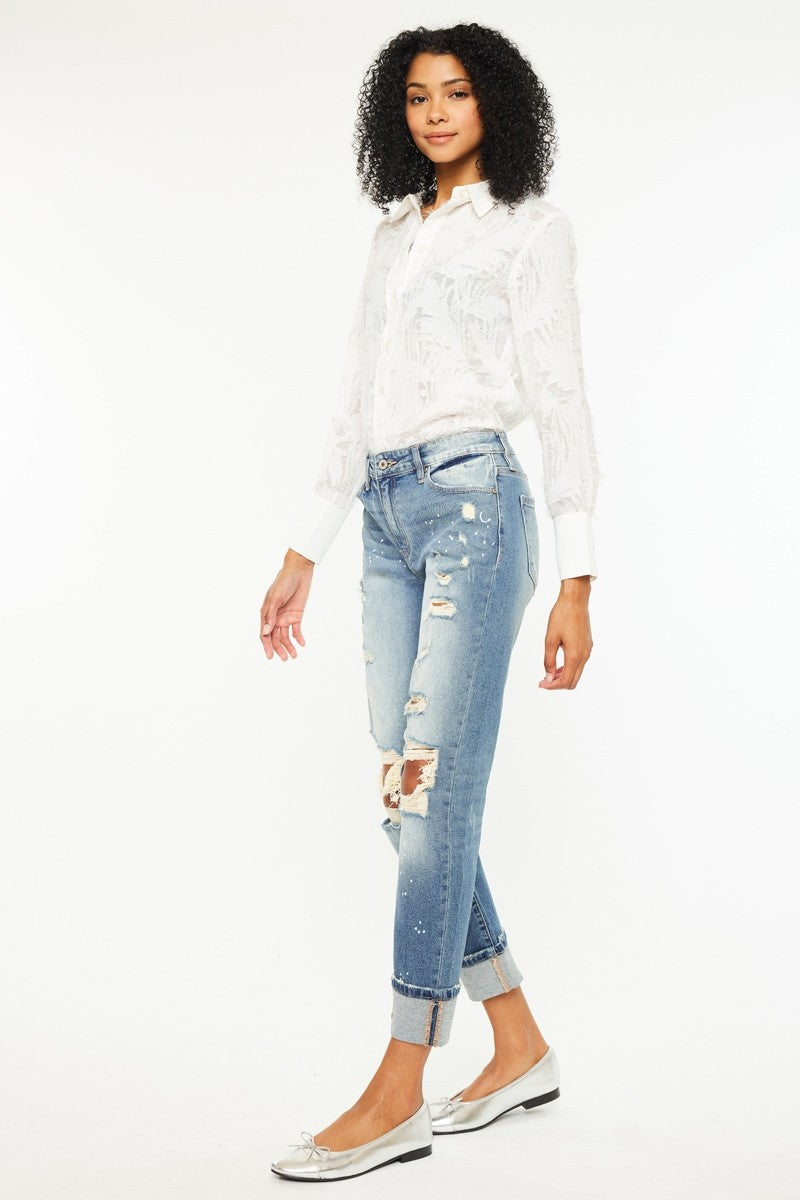 Macy Boyfriend Fit Jeans - Kancan