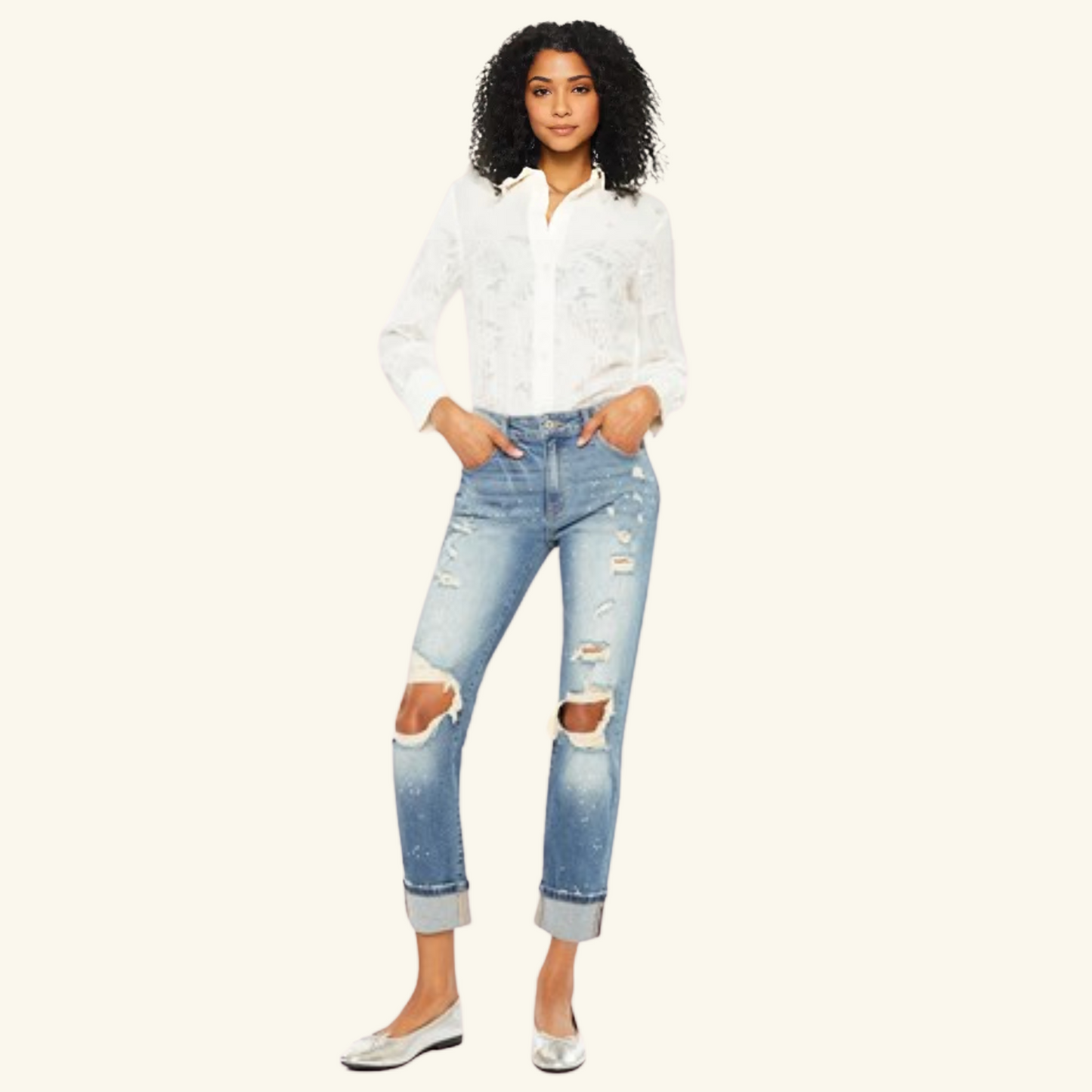Macy Boyfriend Fit Jeans - Kancan