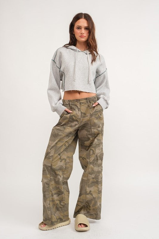 Papermoon Rory Camo Cargo Pants