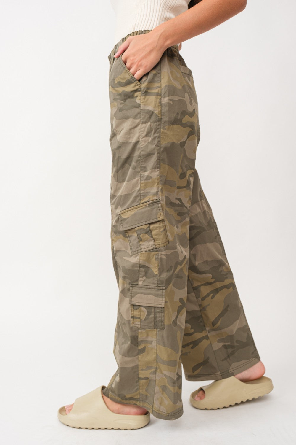 Papermoon Rory Camo Cargo Pants