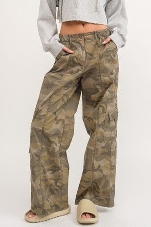 Papermoon Rory Camo Cargo Pants