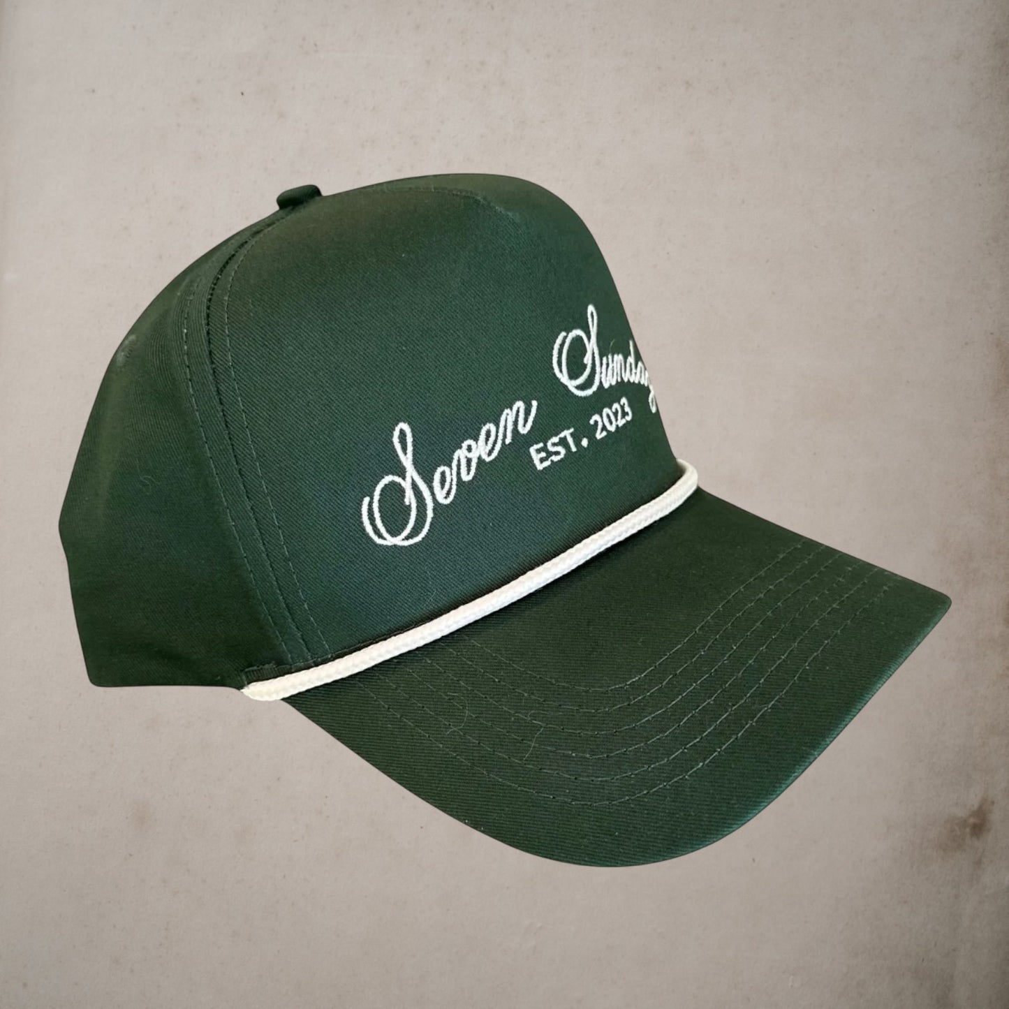Seven Sundays Trucker Hat - Hunter Green