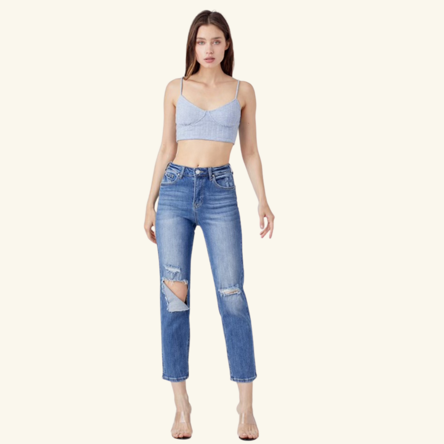 Bethany High Rise Relaxed Jeans