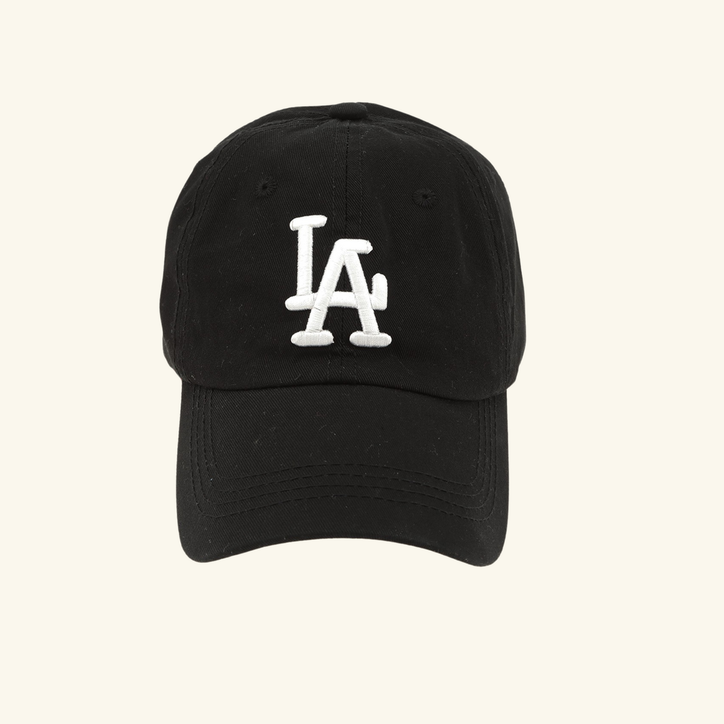 LA 3D Embroidery Cotton Baseball Cap