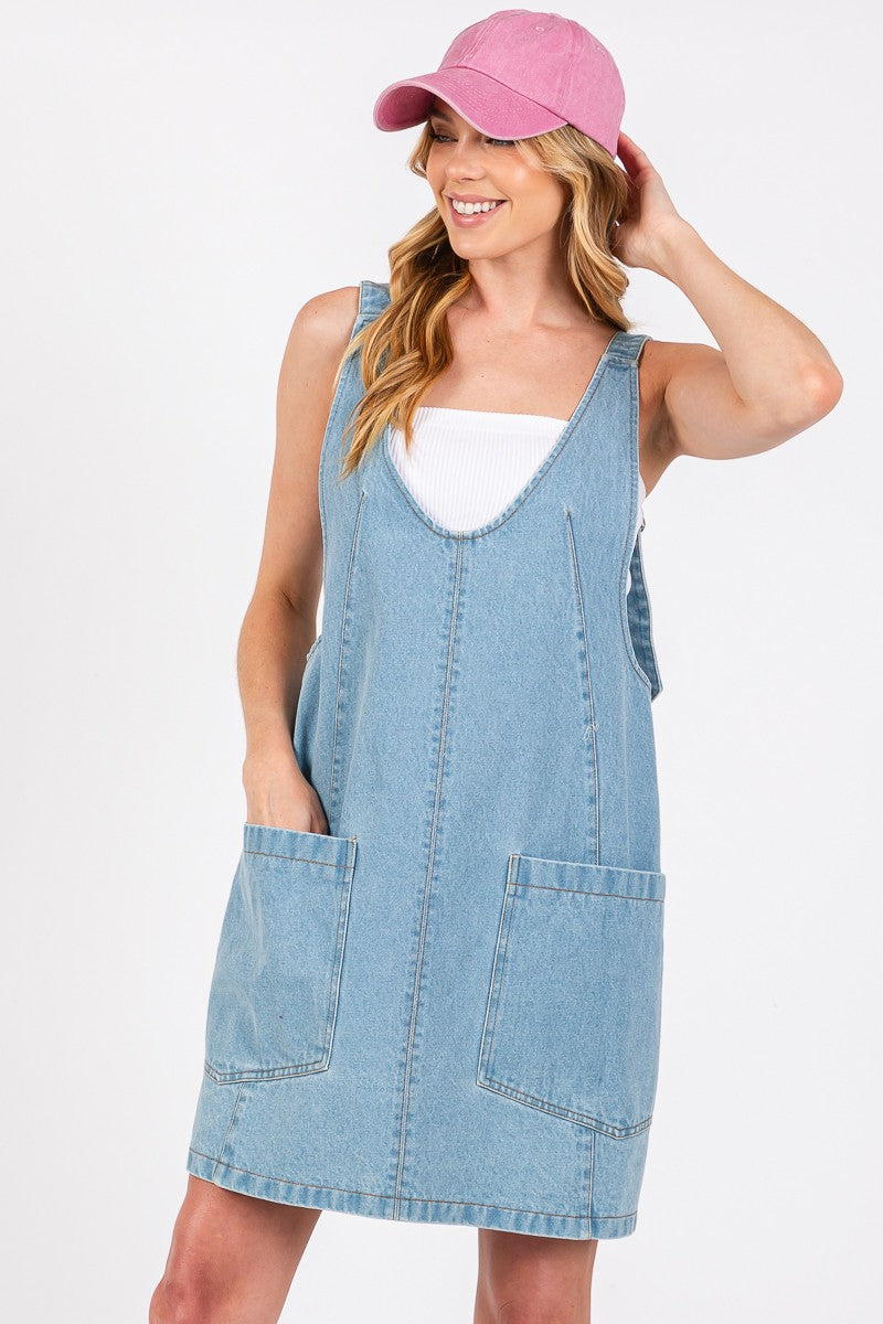 Denim High Roller Dress