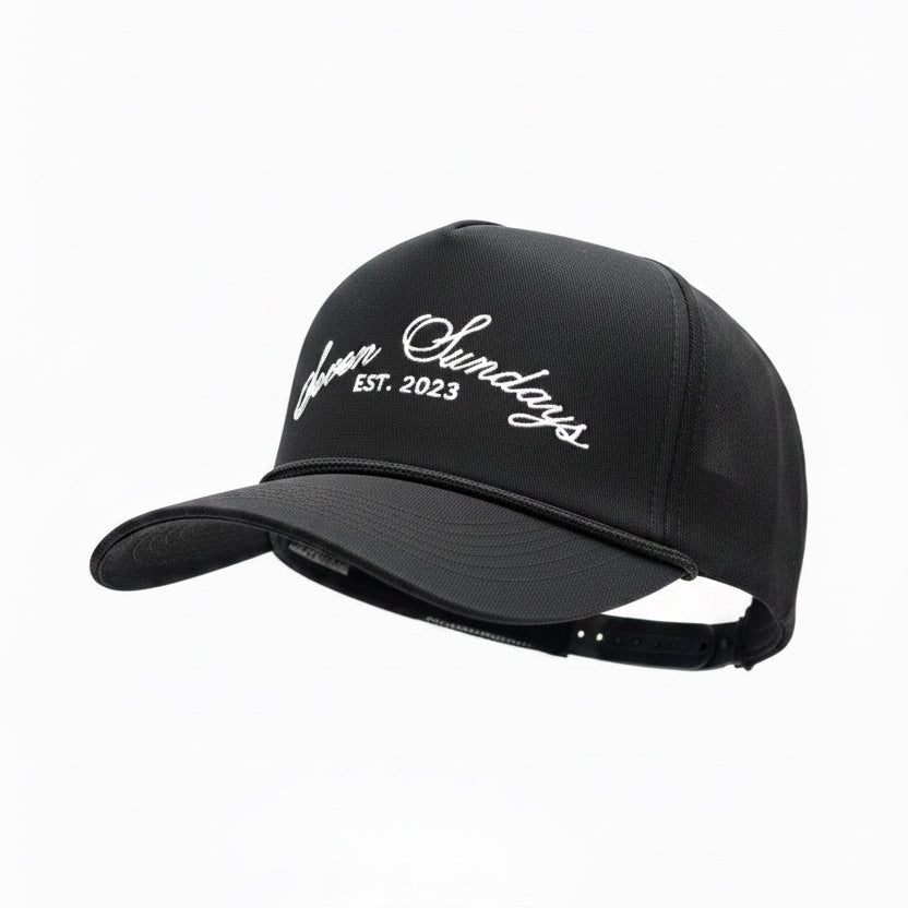 Seven Sundays Trucker Hat - Black