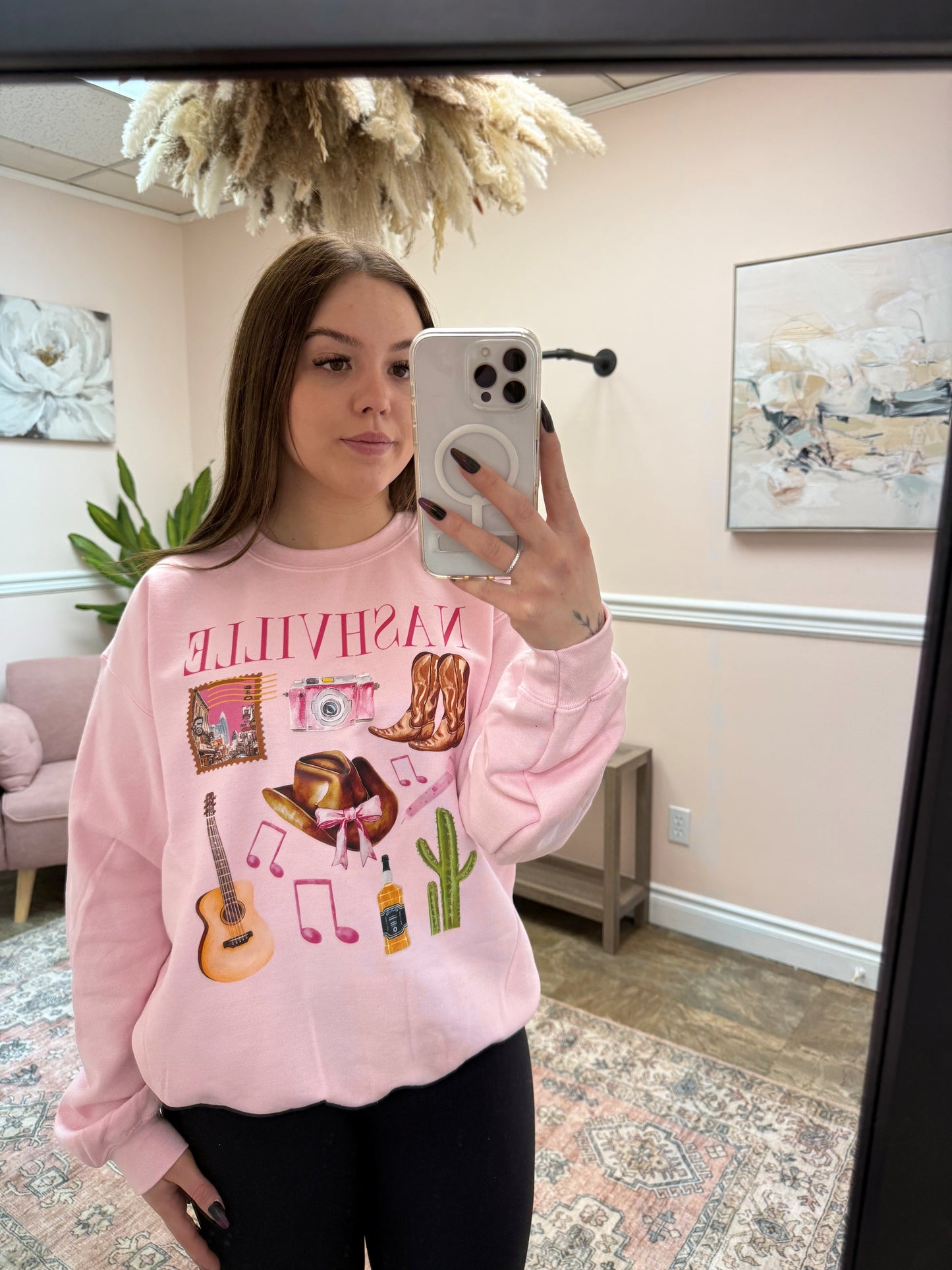 Nashville Nights & Neon Lights Crewneck