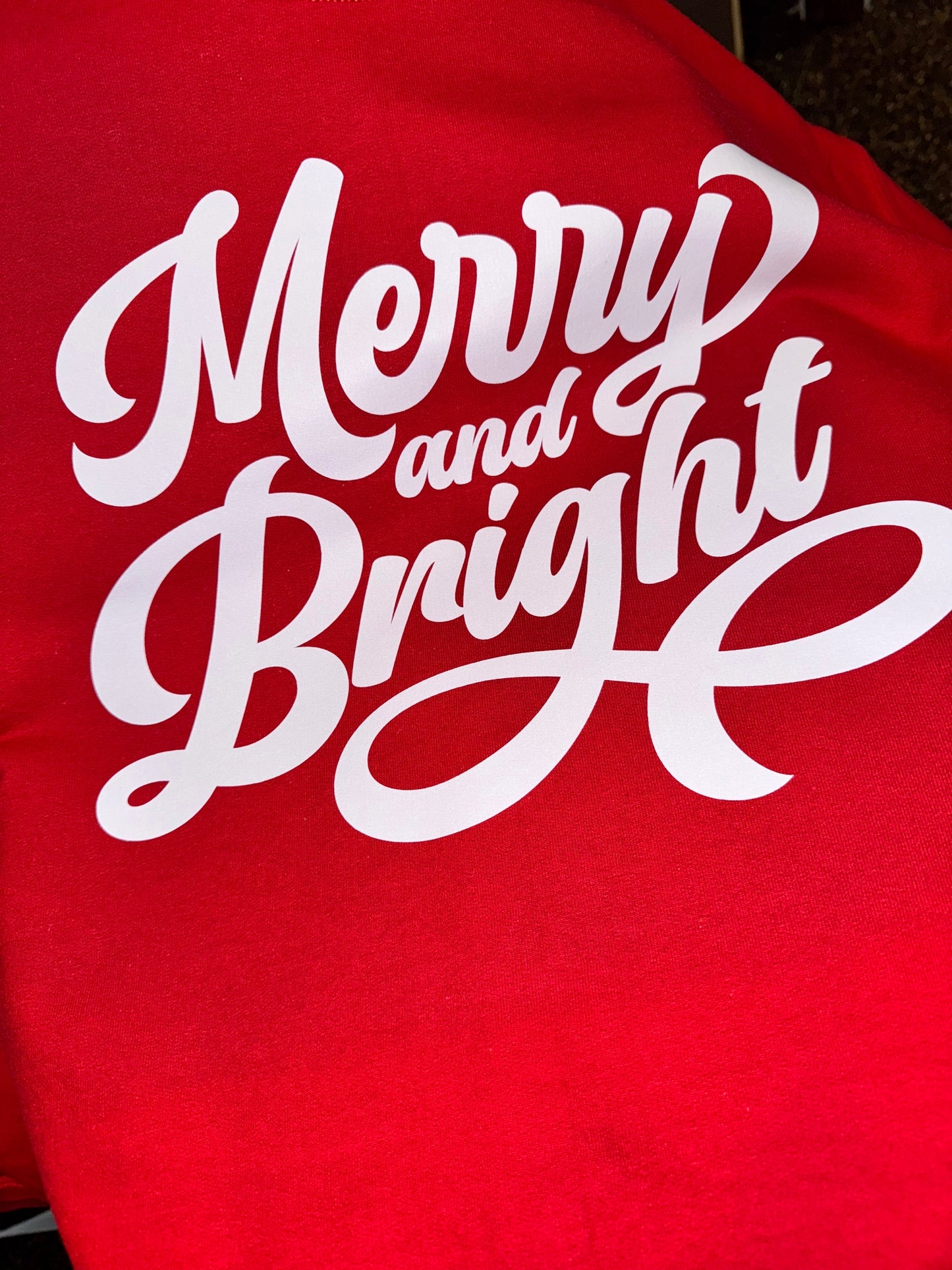 Merry & Bright Graphic Crewneck
