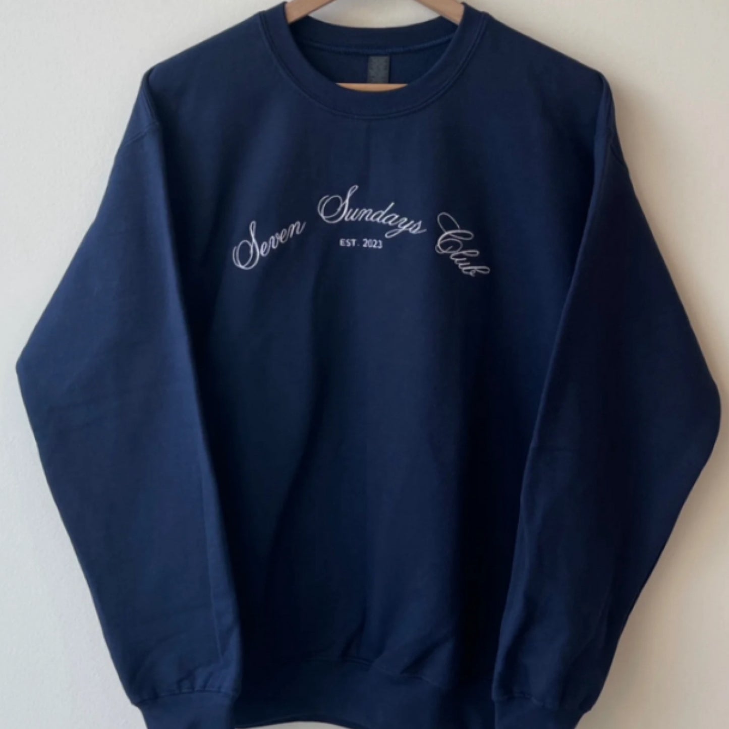 Seven Sundays Crewneck - Navy Blue