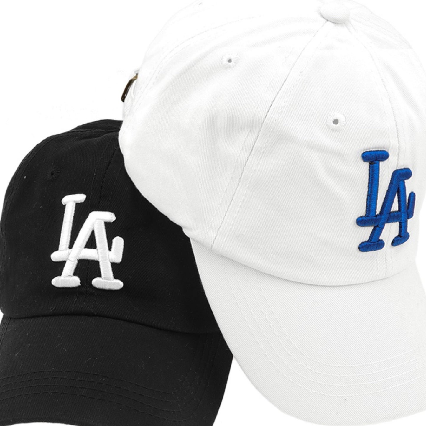 LA 3D Embroidery Cotton Baseball Cap