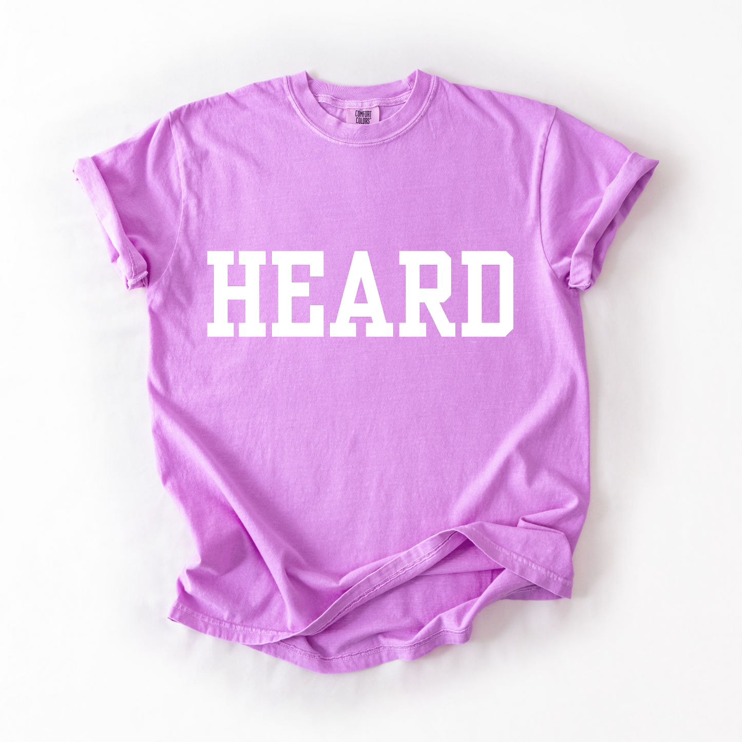 HEARD Graphic Tee - Neon Violet (Pre-Order Item)