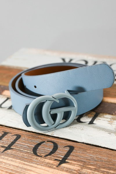 GG Basic Matte Fashion Belt
