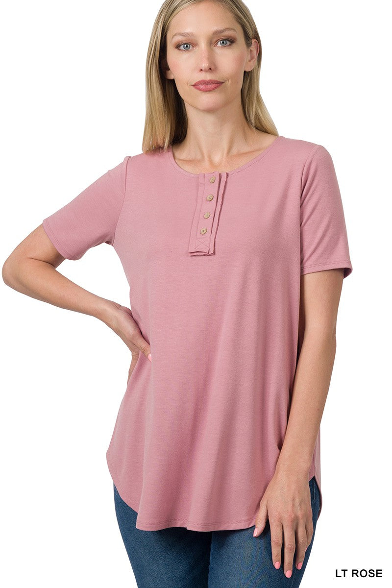 Jordan Short Sleeve Button Down Top