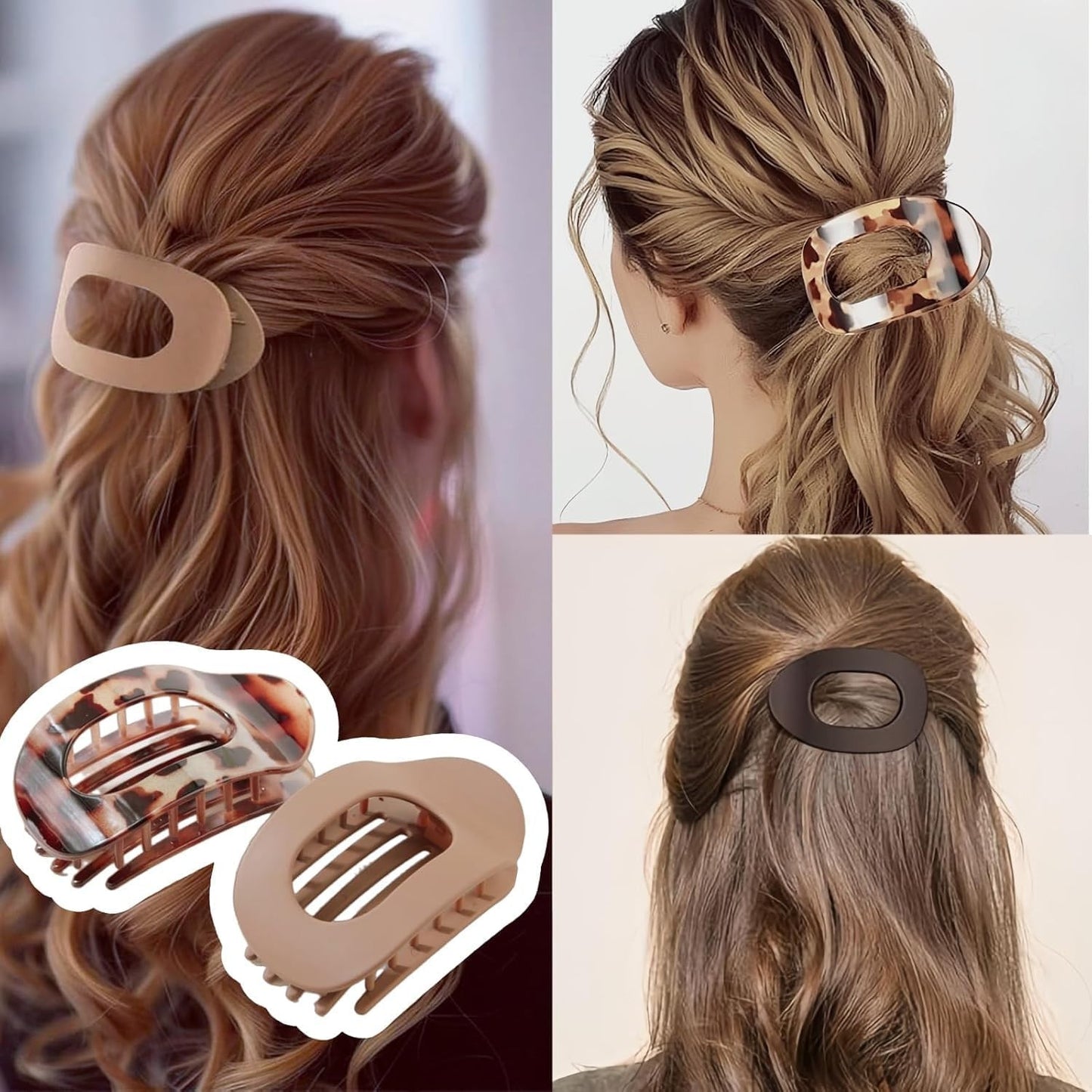 Linea Flat Hair Claw Clip