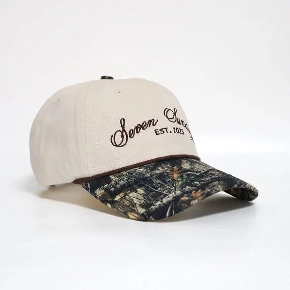Seven Sundays Dad Hat - Dark Camo