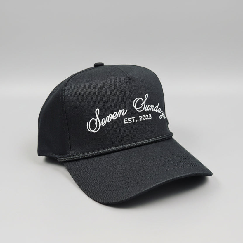 Seven Sundays Trucker Hat - Black