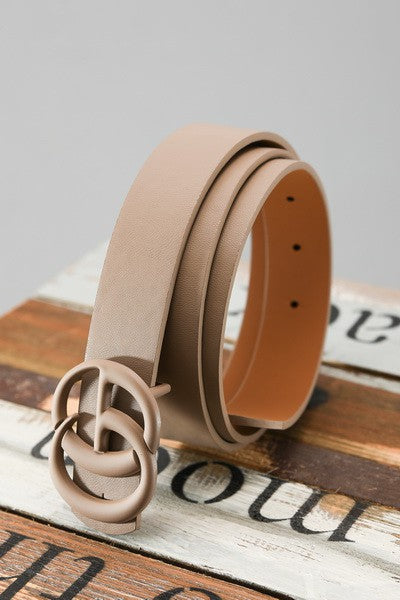 GG Basic Matte Fashion Belt