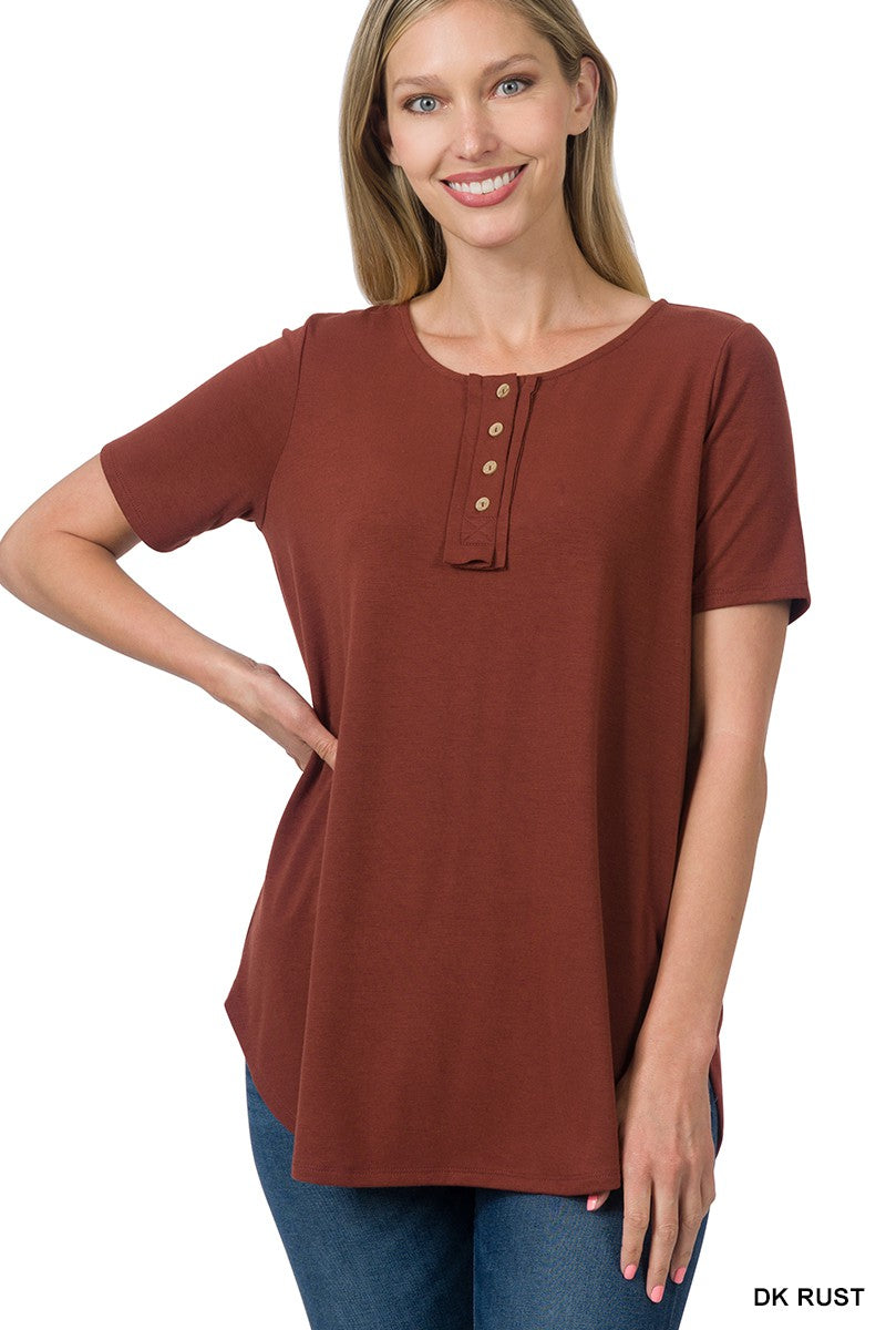 Jordan Short Sleeve Button Down Top