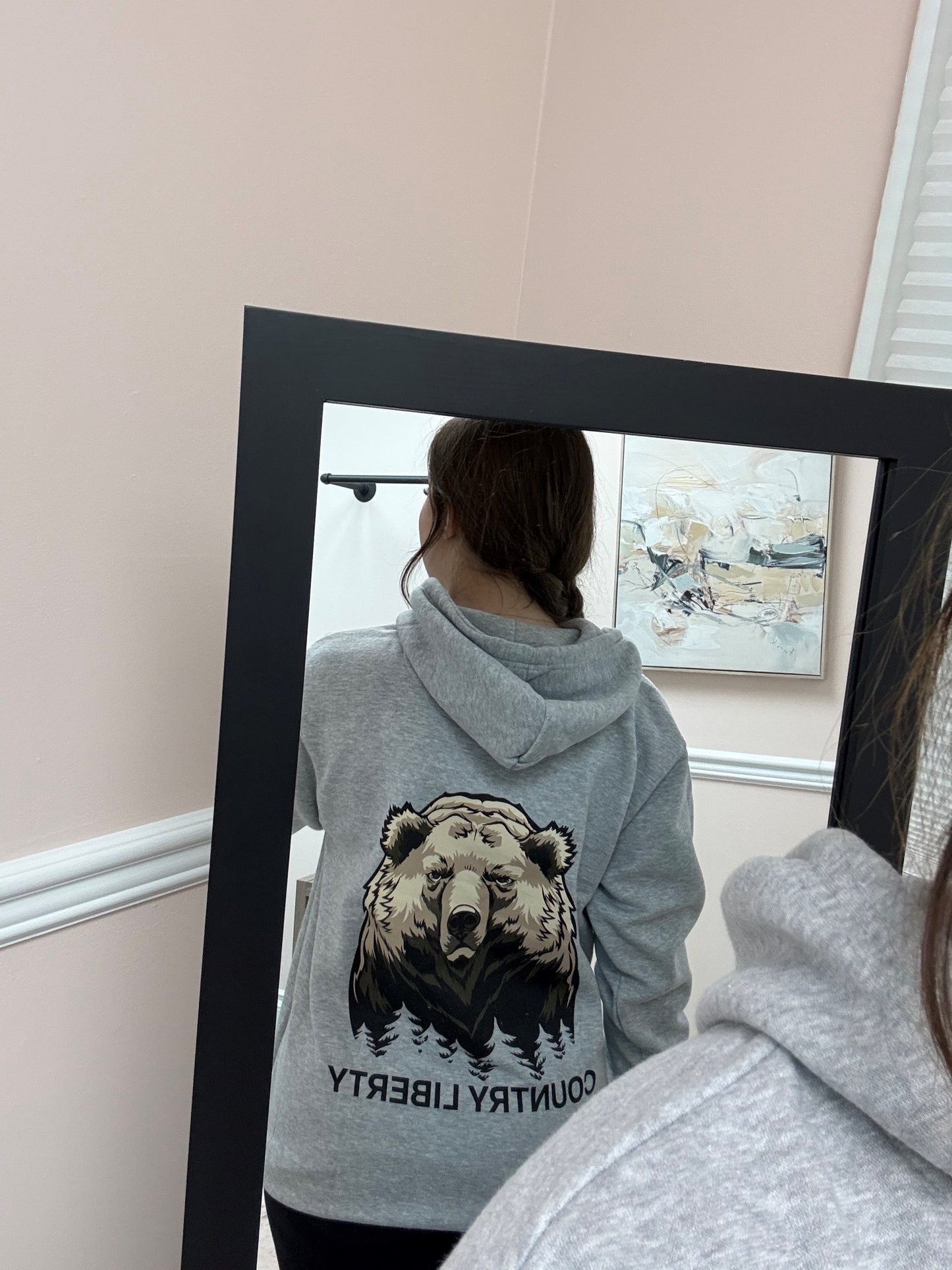 Black Bear Hoodie - Country Liberty