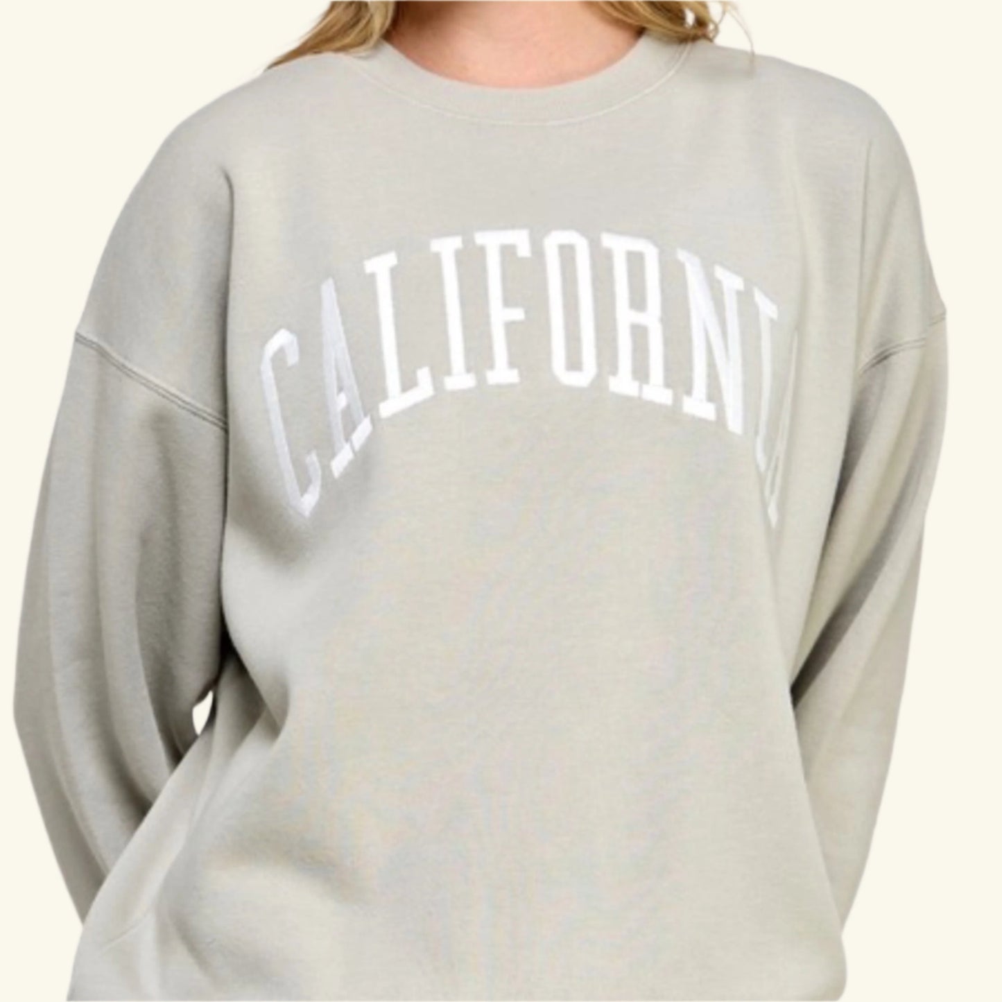 California Crewneck - EM Sage