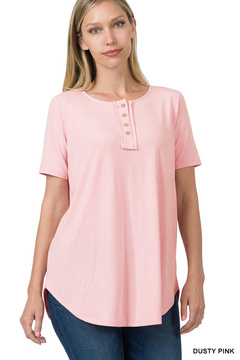 Jordan Short Sleeve Button Down Top