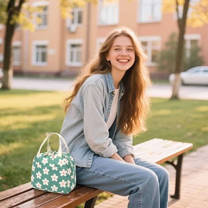 Daisy June Lunch Bag/Makeup Bag