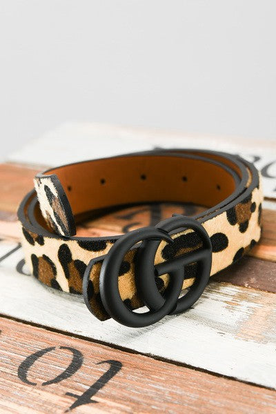GG Basic Matte Fashion Belt