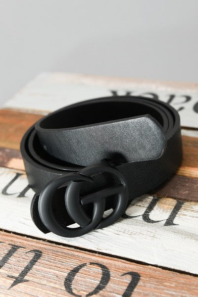 GG Basic Matte Fashion Belt