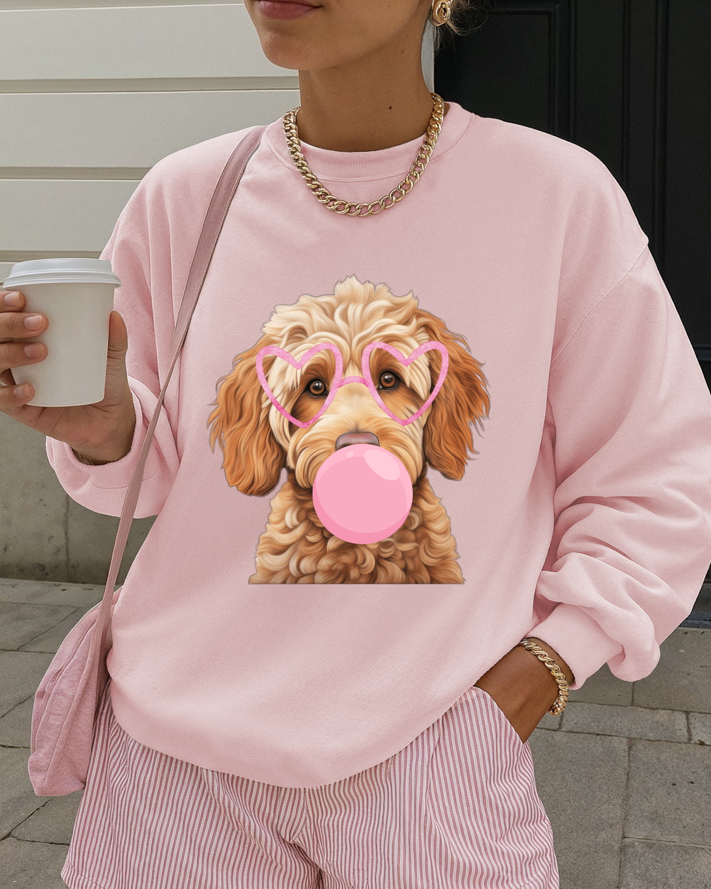 Bubblegum Pup Club Graphic Crewneck