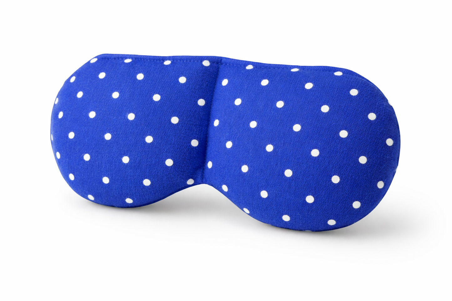 Royal Polka Dot Flax Eye Mask