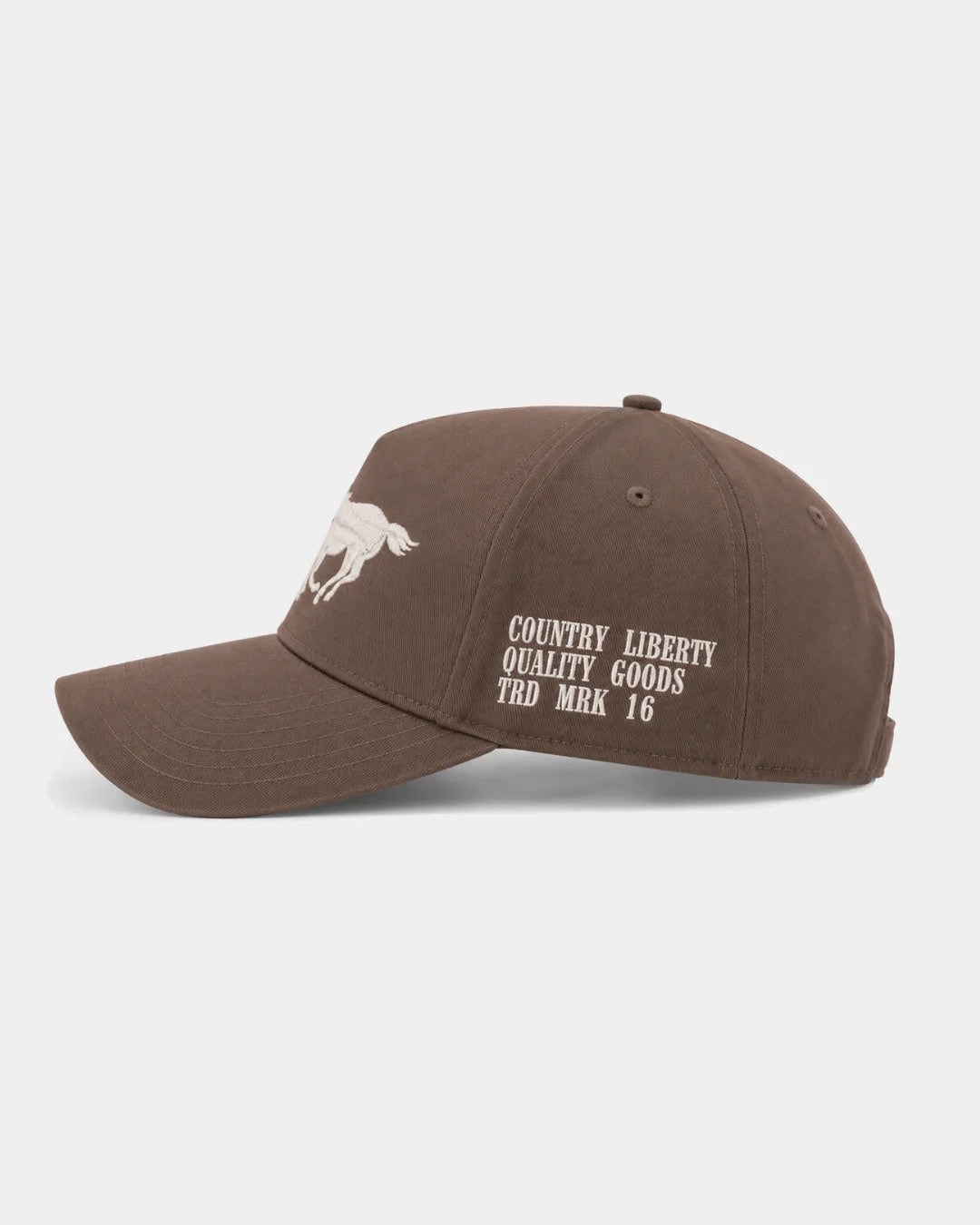 Country Liberty Brown Mustang Hat