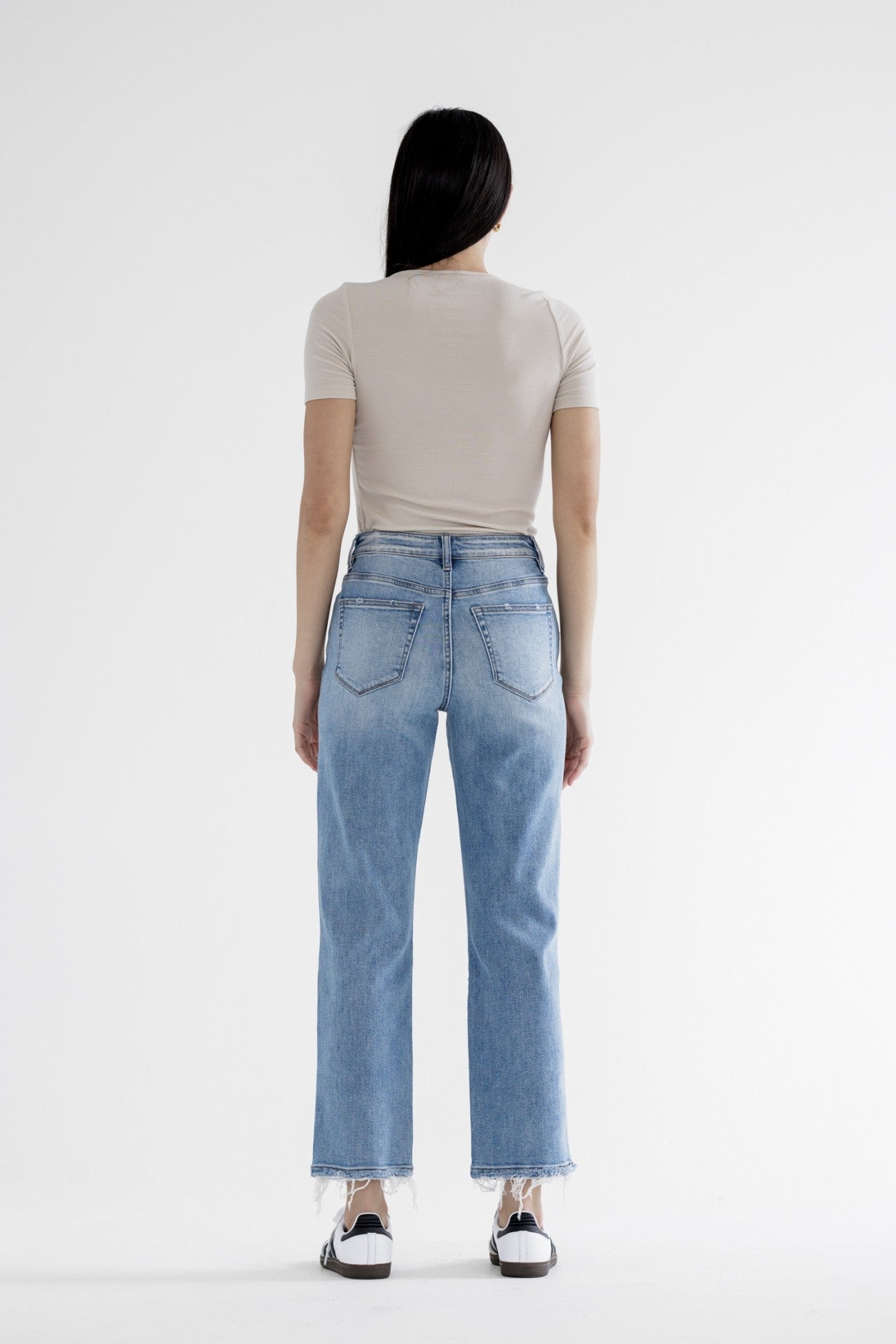 Avenue High Rise Straight Jean