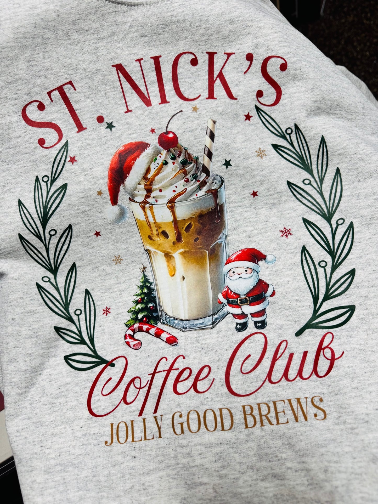 St. Nick's Coffee Club Graphic Crewneck