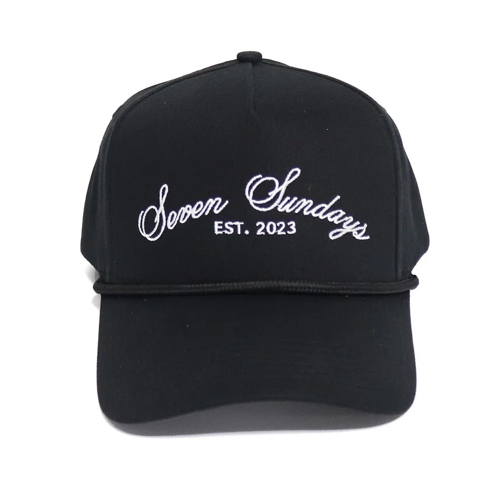 Seven Sundays Trucker Hat - Black